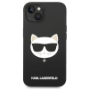 Etui Karl Lagerfeld Silicone Choupette Head MagSafe na iPhone 14 Plus - czarne