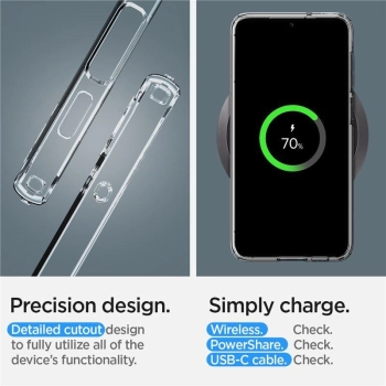 Etui Spigen Liquid Crystal na Samsung Galaxy S23+ - przezroczyste