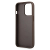 Etui Guess 4G Big Metal Logo na iPhone 13 Pro Max - brązowe