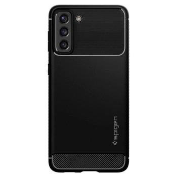 Etui Spigen Rugged Armor na Samsung Galaxy S21 - czarny mat