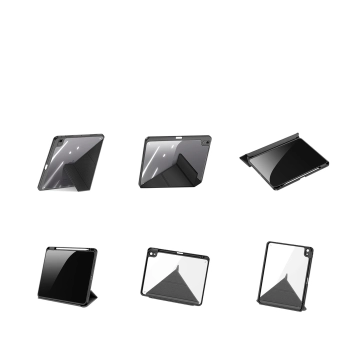 Dux Ducis Magi etui do iPad Air (5. generacji) / (4. generacji) pokrowiec smart cover z podstawką i schowkiem na Apple Pencil czarny