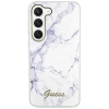 Etui Guess Marble Collection na Samsung Galaxy S23 - białe