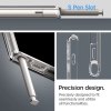 Etui Spigen Ultra Hybrid OneTap Ring z MagSafe na Samsung Galaxy S24 Ultra - przezroczyste (wzór Zero One)