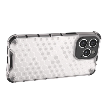 Honeycomb etui iPhone 14 Pro pancerny hybrydowy pokrowiec niebieskie
