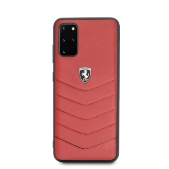 Etui Ferrari Heritage Quilted na Samsung Galaxy S20+ - czerwone
