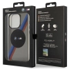 Etui BMW Tricolor Stripes MagSafe na iPhone 14 Pro - szare