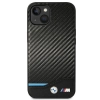 Etui BMW Leather Carbon na iPhone 14 Plus - czarne