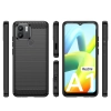 Carbon Case etui do Xiaomi Redmi A1+ elastyczny silikonowy karbonowy pokrowiec czarne
