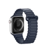 Dux Ducis Strap (Armor Version) pasek Apple Watch SE, 9, 8, 7, 6, 5, 4, 3, 2, 1 (41, 40, 38 mm) silikonowa magnetyczna opaska bransoleta niebieski