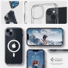 Etui Spigen Ultra Hybrid Mag z MagSafe na iPhone 14 - przezroczysto-białe